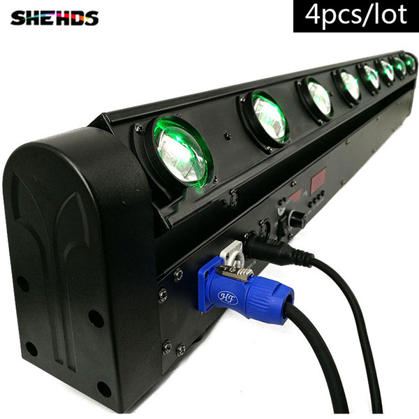 4pcs/lot Fast Shipping LED Bar Beam Moving Head Light RGBW 8x12W Perfect for Mobile DJ, Party, nightclub