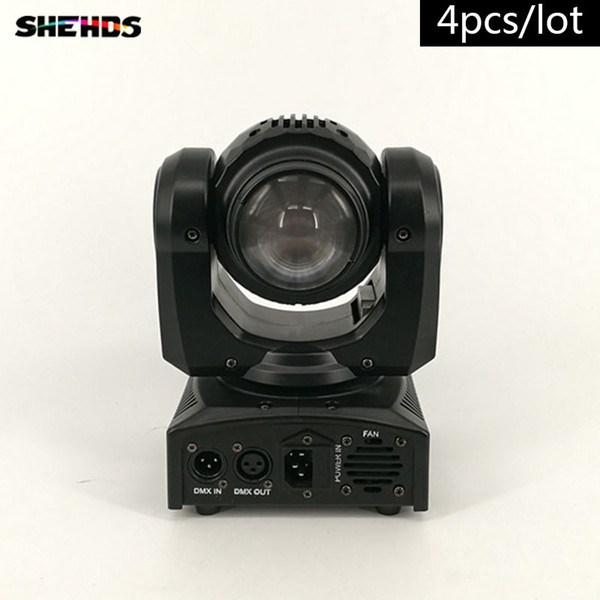 4pcs/lot Mini LED Beam Moving Head Light 1X10W+1x10w RGBW,LED Stage Light Double Sides LED Lighting with DMX 512 Control