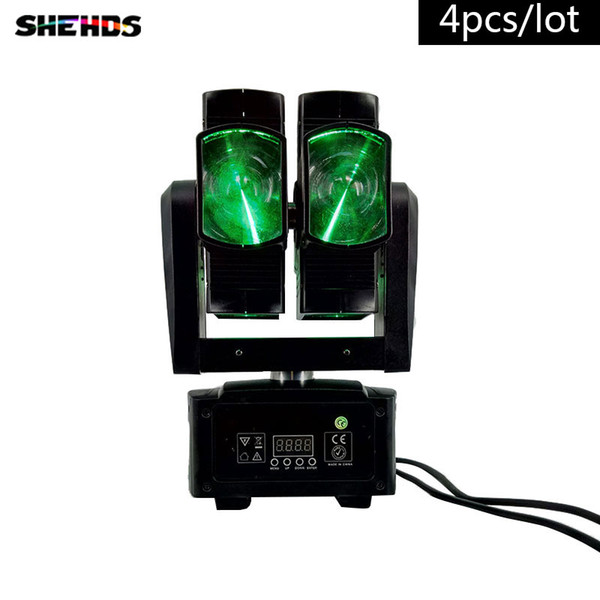 4pcs/lot 8x10W RGBW 4in1 Moving Head Beam Light for Stage DJ Party Wedding Bar Led Lamp Stage Effect Lights double wheel beam moving head