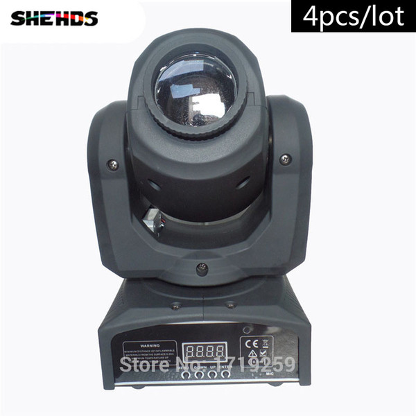 4pcs/lot Fast Shipping DMX Stage Spot Moving 8/11 Channels LED 10W Moving Head Free Shpping