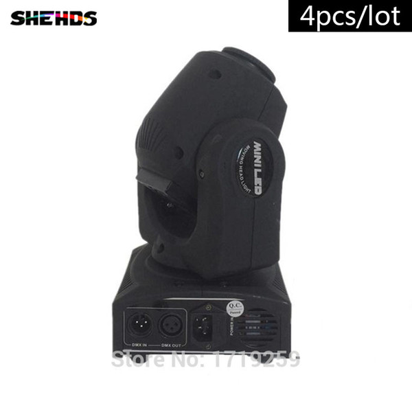 4pcs/lot Fast Shipping DMX Stage Spot Moving 8/11 Channels LED Spot 30W Moving Head Free Shpping