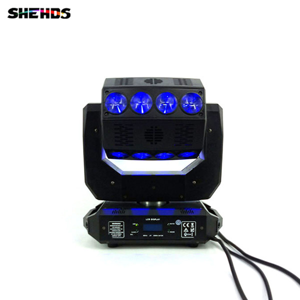 Mini Mirage LED Beam 16x12W RGBW Stage Effect Lighting Led Moving Head Beam Infinite rotation 4IN1 colors, Black Body