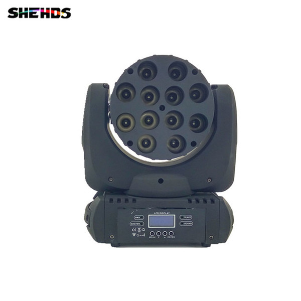 Fast Shipping LED Beam Moving Head Light 12x 12W RGBW Quad LEDs With Excellent Pragrams 9/16 Channels