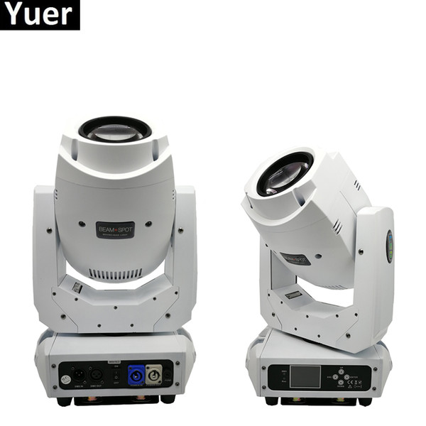 2Pcs/Lot 200W LED 2IN1 RGBW Beam/Spot Light DMX 512 White Moving Head Light Professional DJ Bar Party Show Stage Light