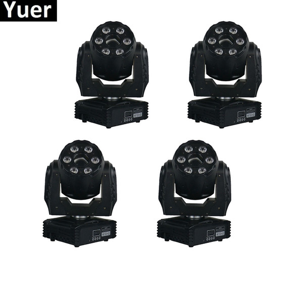 8 Unit 30W White LED + 48W RGBW 4IN1 Color Hybrid 95W Led Moving Head Gobo Spot Wash Light For Party Wedding Disco