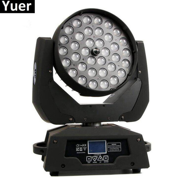 NEW Arrival 36x18W LED Moving Head Zoom Light 6IN1 RGBWA/UV Hight Brightness LEDs DMX512 For DJ Disco Christmas Stage Lighting