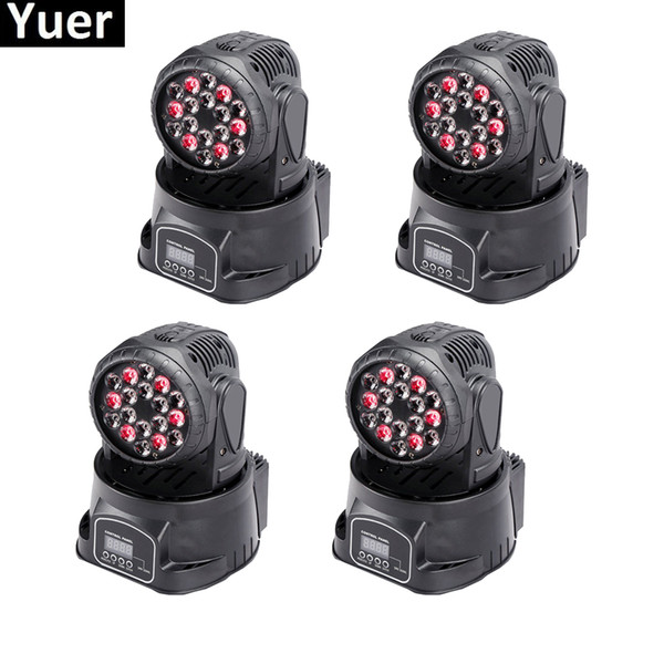 8xLot New LED Bee Eye Moving Head Light 18x3W RGB Professional Stage Lights DMX512 Disco DJ Beam Wash Effect Lighting Equipment