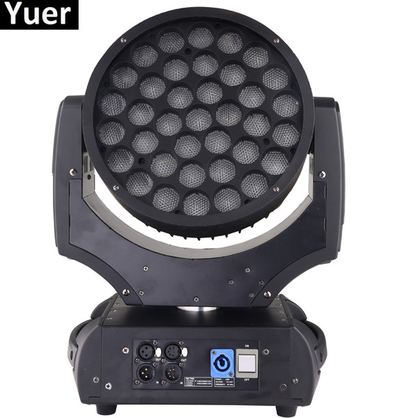 NEW Zoom Wash Moving Head Lights 37X15W RGBW 4IN1 LED Moving Head Lights Professional Led party bar DJ disco Stage Light