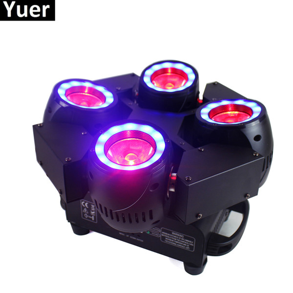 Fast Shipping LED Beam 4x60W RGBW Moving Head Lighting LED Stage Light LED Christmas Party Disco profession DJ Equipment