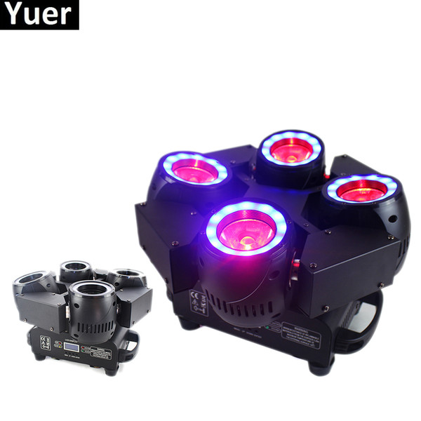 4Pcs/Lot New Design 240W Infinite Rotatinge LED Moving Head Beam Stage Lighting 12/72 DMX Channel Club Dj Disco KTV Lamp