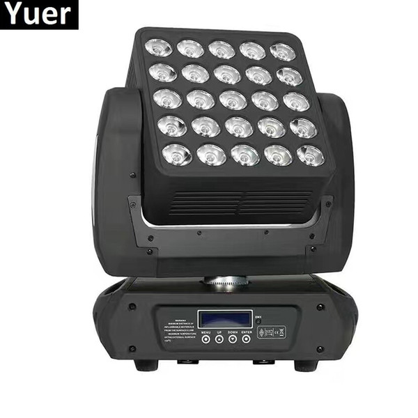 New Arrival 25X15W 4IN1 Cree Led Matrix Moving Head Beam Light DMX 512 RGBW Led Wash Stage Lights 19/29/117Channels 90V-240V