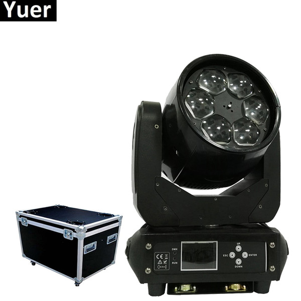 4Pcs/Lot Flight Case Bee Eyes 6x40w LED Beam Moving Head Light Zoom LED Wash Bee Eye DMX Stage Disco Christmas Party DJ