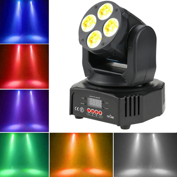 DMX512 Master-Slave Disco Lighting Led Stage Light Dj Christmas UV 6 IN1 Washing Effect Moving Head Stage Light Party Projector