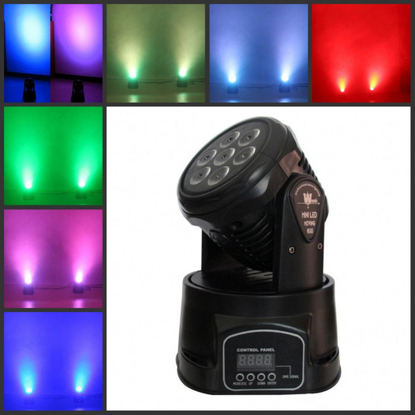 The new mini seven shake headscarf light beam of light led full-color KTV bar stage lighting