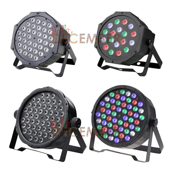 18 LEDs*3W 36 LEDs*3W 54 LEDs*3W DMX512 LED PAR Lights RGB RGBW Changeable Color LED Stage Light