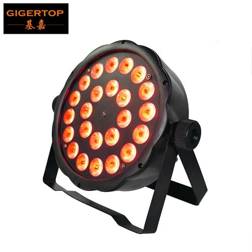 Professional LED 24x3W Par Light Minimal Design Cree Bright RGB 3IN1 Leds Slim Figure DMX Stage Light CE Certificate