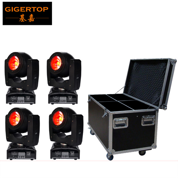 4in1 Flightcase Pack 60W Led Beam Moving Head Light Mini Small Size Silent Working Motor 75W Power Consumption O-R-S-AM 4IN1 LED