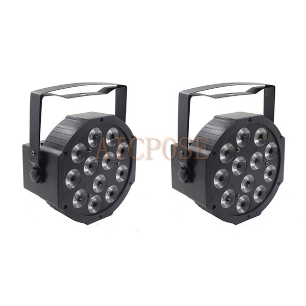 2Pcs/lots 12x12W RGBW 4 in 1 Led Par Light Effect Light Colorful Par Light With DMX Control Stage Lighting