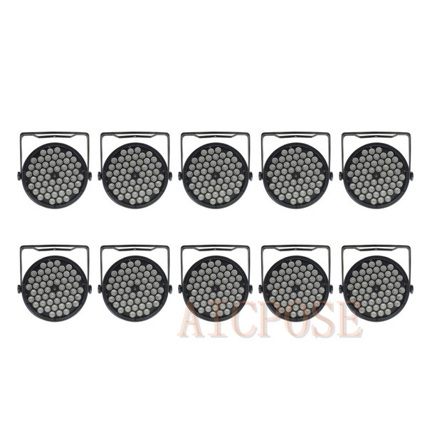 10pcs/lots 54x3W 3 in 1 Led Par Lights Par LED 54*3w RGB 3in1 Wall Washer Disco Light With DMX512 Control Effect Stage Light