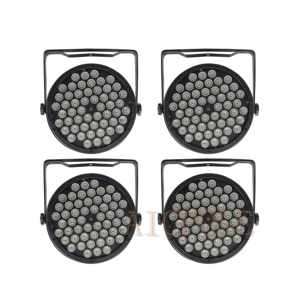 4pcs/lots 54x3W RGB 3in1 Led Par Lights Par LED 54*3w Lights Wall Washer Disco Light With DMX512 Control Effect Stage Light