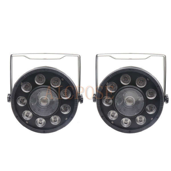 2Pcs/lots 25 Degrees 9x10W 30w RGB 3 in 1 Par Light 9*10w 30w Led DMX512 Control DJ Lights Professional Stage Disco equipment