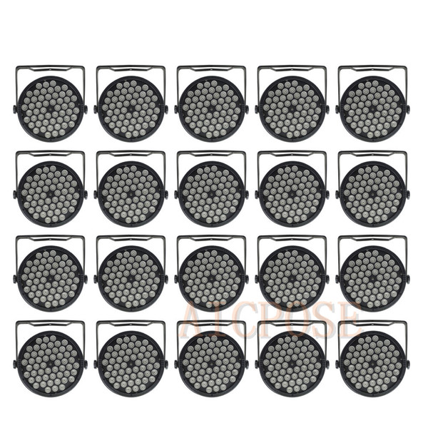 20Pcs/lots 54*3w RGB Par Led With DMX512 Control Effect Stage Light 54x3W RGB 3 in 1 Wall Washer Light Staining Light