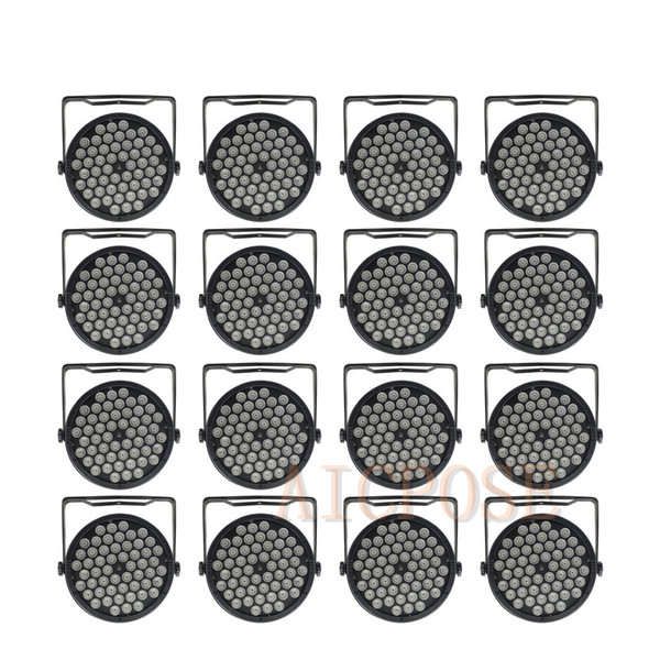 16Pcs/lots 54*3w RGB Par Led With DMX512 Control Effect Stage Light 54x3W RGB 3 in 1 Wall Washer Light Staining Light