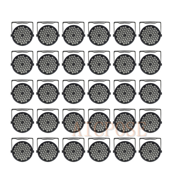 30Pcs/lots 54*3w RGB Par Led With DMX512 Control Effect Stage Light 54x3W RGB 3 in 1 Wall Washer Light Staining Light