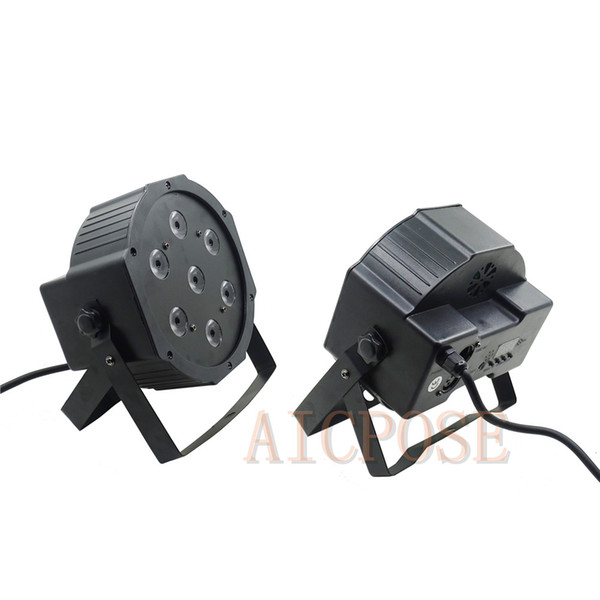 7x10W Led Par Lights RGBW 4in1 7*10W Flat Par Led DMX512 Disco Lights Professional Stage Equipment Light