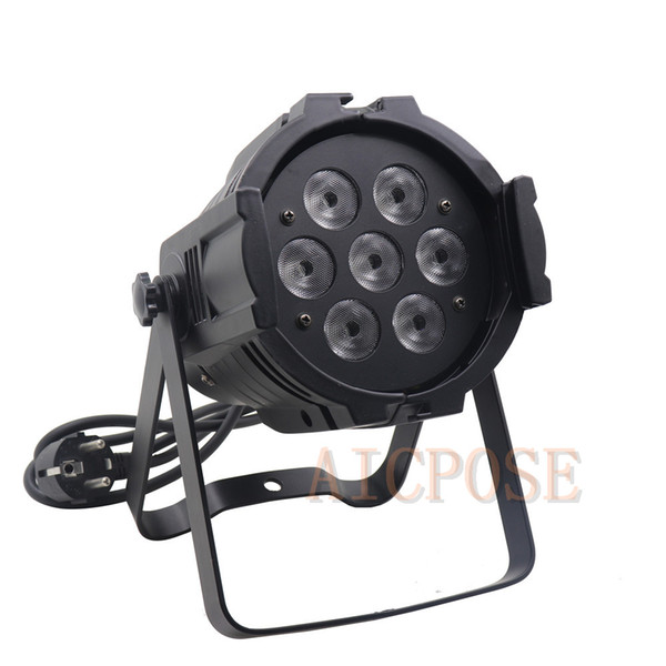 Mini aluminum Led Par 7x10W Par Light RGBW 4in1 DMX Control Lights 4/8 channels Use For Bar Disco Stage Light