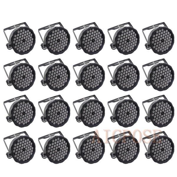 20Pcs/lots 54*3w RGBW Led Par Light Wall Washer Wedding Bar Stage Effect Lighting