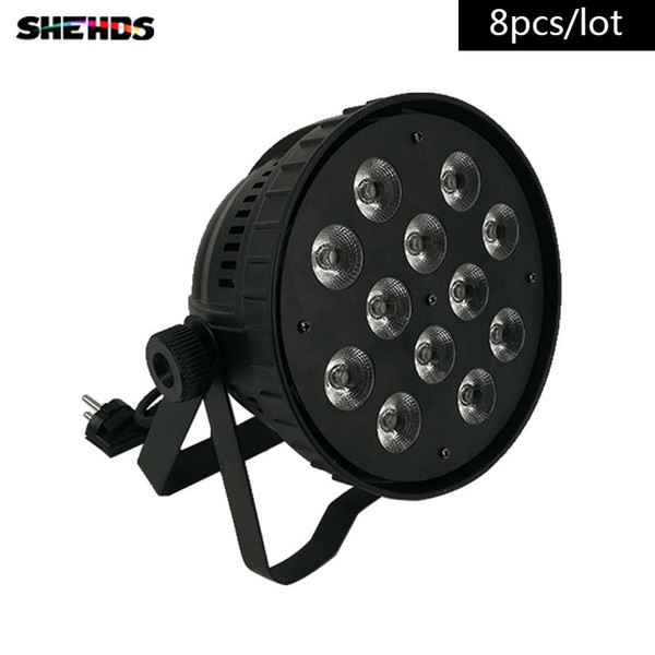 4PCS/LOTAluminum Alloy LED Par 18x12W RGBW 4in1 LED Par Can Led Par Light DMX Stage Lights or Party KTV Disco DJ Lamp DMX512 4/8CHs