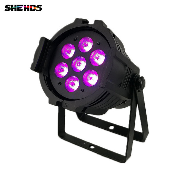 8pcs/lot LED Par Can 7x12W Aluminum alloy LED Par RGBW 4in1 DMX512 Wash dj stage light disco party light Dj Lighting