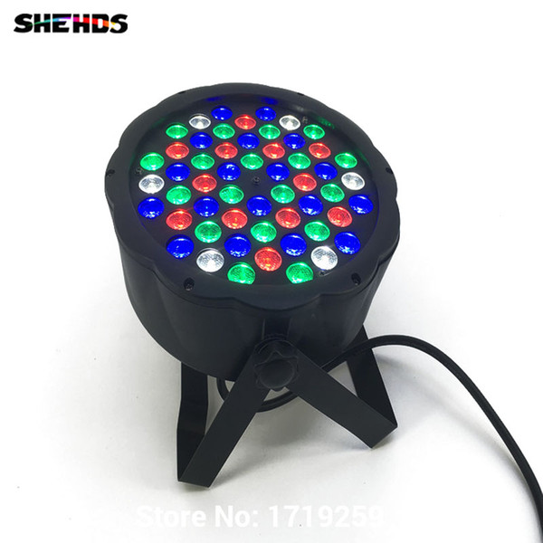 Fast Shipping LED Flat Par 54x3W Lighting Color Mixing DJ Wash Light Stage Uplighting KTV Disco DJ DMX512