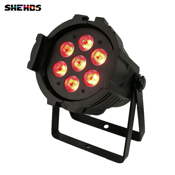 4pcs/lot LED Par Can 7x12W Aluminum alloy LED Par RGBW 4in1 DMX512 Wash dj disco party light Dj Lighting