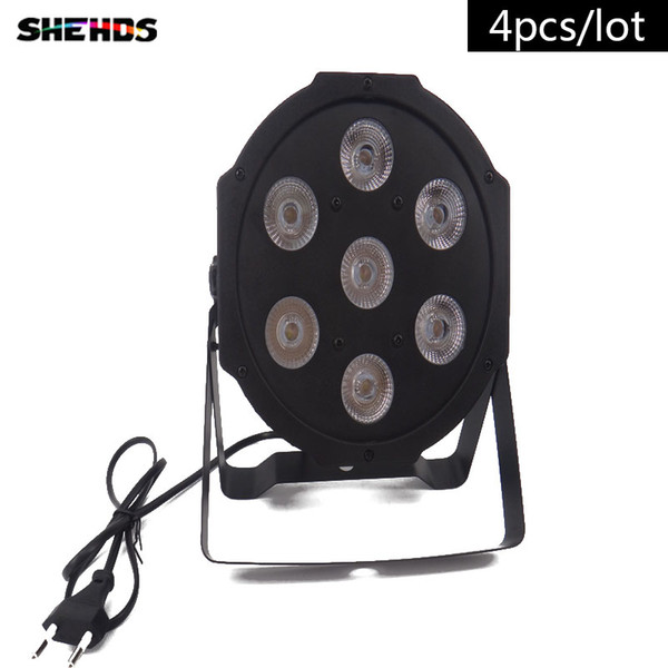 4pcs/lotWireless remote control American DJ LED SlimPar 7x9W RGB 3IN1 LED DJ Wash Light Free shipping