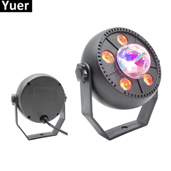 4Pcs/Lot 11W RGB LED Crystal Magic Ball Led Stage Lamp Sound Control Modes Stage Lighting DJ Laser Light Party Lights