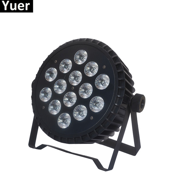 2019 New 14x15W Led Par Lights RGBWA 5IN1 Flat Par Led Dmx512 Disco Lights Professional Decorate Disco Stage Dj Equipment