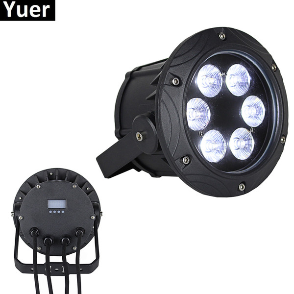 Free Shipping 4pcs/lot 6x10W RGBW 4in1 Waterproof LED Par Lights 8Channels For Disco DJ KTV led party bar stage lights