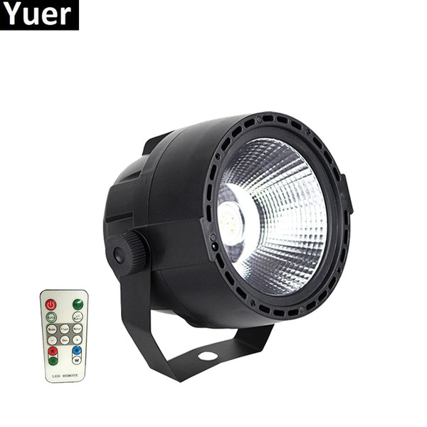 Mini 30W COB Par Lights RGBW 4IN1 High Brightness COB Stage Lighting DMX 8 Channel Good For DJ Disco Concert Show