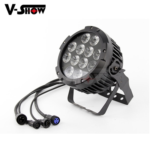 High Quality Outdoor 12leds 18W RGBAW+UV 6in1 Led par DMX LED Uplight par for Stage Lighting