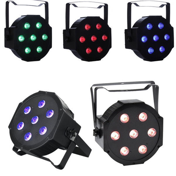 led stage lights RGBW Par Lights 10W x 7 LED DMX512 4-in-1 Par Stage Lighting Super Bright for Wedding DJ Event Party Show