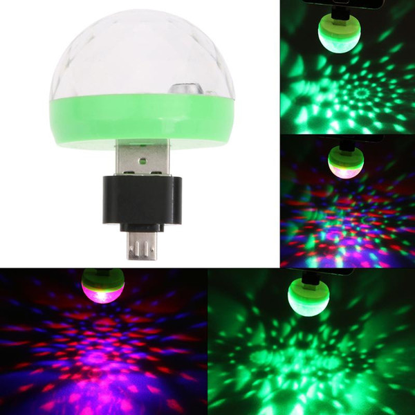 Portable USB Disco Stage Light Home Party Lights Karaoke LED Decorations Colorful KTV DJ Disco Light Lamp