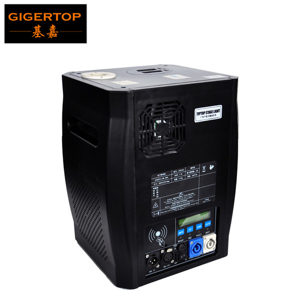 Gigertop 600W New Cold Fireworks Machine Power IN/OUT Socket Daisy Chain Connection High Jet Distance DMX512/Wireless Control