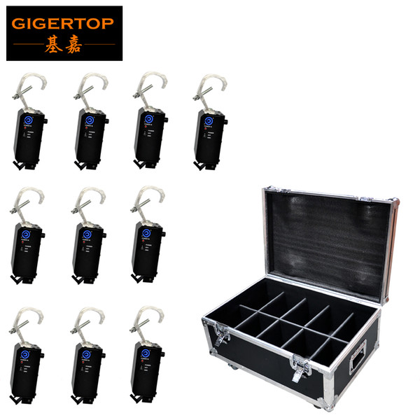 TIPTOP Flightcase 10in1 Packing DMX/Manual Curtain Drop 100W Release Curtain Power Drop Power in/out Con Electromagnetic Lock TP-D08