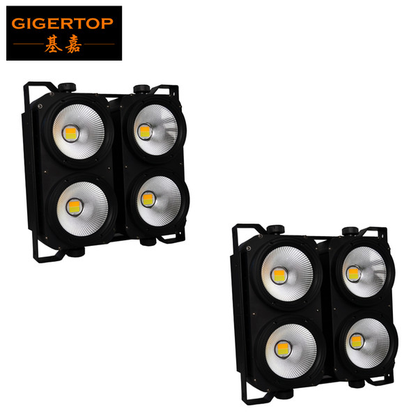 TIPTOP 2 Units 4x100W LED COB Blinder Light 4 Eyes 100W LED Audience Light Optional control LEDs individually