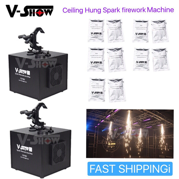 New design Waterfall spark firework fall Cold Spark Fountain Display Machine for Wedding Bar Stage with Remote Control