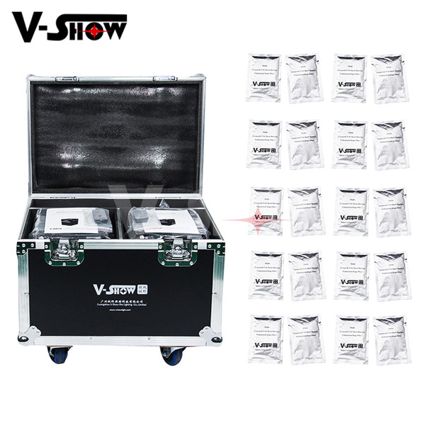 2pcs With Flightcase And 20 Bags Powder 400W Cold Spark Firework Machine DMX And Remote Control Fountain Fireworks For Wedding