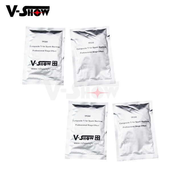 4 Bags Ti Powder 200g/bag Material For Cold Spark Wedding Fireworks Machine,MSDS powder certification