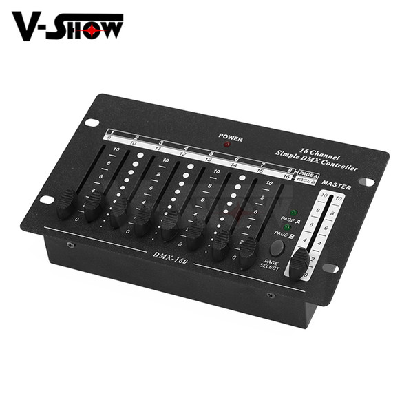 free shipping mini 16 channels dmx controller for led stage light and dj equipment